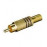 FreeEnd-> RCA, / M Metal Gold D = 7.0mmm Black, HQ, черный