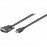 HDMI-> DVI M / M 5.0m, 18 + 1 D = 5.5mm Nickel, Standart, черный