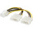 PCIePower 6p-> MoleX M / M, x2 0.2m D = 2x3.0mm 5pin, HQ