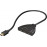 HDMI 3x1 Switch, Selector 4K @ 30hz Pas auto 0.6m, HQ, черный