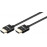 HDMI M / M 0.5m, HS + HEC + ARC D = 4.0mm 4K SuperSlim, HQ, черный