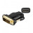 HDMI-> DVI F / M, 24 + 1 Gold Moulded, Standart, черный