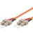 FiberOptic SC 3.0m, M = 50/125 Multimode Duplex OM2, Standart, оранжевый