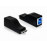 USB3.0 B-> microB F / M, Nickel-plated, Standart, черный