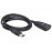 USB3.0 A M / F 5.0m, AWG24 + 28 металлические разъемы Asmedia, HQ, черный