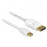 DisplayPort-> mini M / M 2.0m, (DPv1.2) D = 5.5mm 4K Gold Cu, HQ, белый