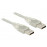 USB2.0 A M / M 0.5m, 2xShielded AWG24 + 28 Cu Ferrite, HQ, прозрачный