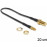 RF: SMA / M fPI-> TS-9, / F 0.2m D = 2.8mm RG174 Gold, HQ, черный