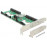 PCIe-> mSATA, x4 RAID 0/1/10 NCQ + LowProfile, Standart