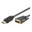 DisplayPort-> DVI M / M 3.0m, (DVI-монитор) 24 + 1 Gold, Standart, асвальт