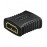 HDMI F / F прямой, литой L = 46mm Gold, Standart, черный