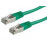 RJ45 SFTP5e 1.0m, patch AWG26 / 7 D = 5.5mm 2xS Gold, HQ, зеленый