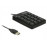 Accessories, USB Keypad 19-keys Led Indicator, Standart, черный
