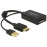 DisplayPort-> HDMI F / M, (Displayport-монитор) USB-pow0.2m, HQ, черный