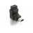 USB2.0 mini 5p M / F, 90ёвверх адаптер угловой, Standart, черный