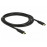 USB-C M / M 2.0m, (USB2.0) AWG23 + 30 D = 4.0mm 480Mbs, HQ, черный