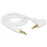 Jack 3.5mm 4pin M / M 5.0m, AWG24 90ё Gold, HQ, белый