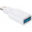 USB-C-> 3.0A M / F, (USB3.0) адаптер White, HQ, белый