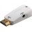 HDMI-> VGA HD15 VGA-экран, Pas + Audio 3.5mm M / F adapter, Standart, белый