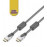 HDMI M / M 15.0m, ST D = 8.5mm Ferrite Gold Cu Metal, HQ, серый