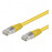 RJ45 SFTP5e 15.0m, patch AWG26 / 7 D = 5.5mm 2xS Gold, HQ, желтый