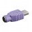 USB2.0 A-> PS2 M / F, x1 адаптер Combo-клавиатуры, Standart, фиолетовый