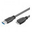 USB3.0 A-> microB M / M 3.0m, 2xShielded D = 5.0mm Certified Cu, Standart, черный