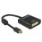 DisplayPort mini-> DVI M / F, (DVI-монитор) Pass v1.2 4K 0.2m, Standart, черный