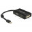 DisplayPort mini-> HDMI M / F, + DVI + VGA (HDMI-монитор) 0.16m, HQ, черный