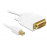 DisplayPort mini-> DVI M / M 5.0m, (DVI-монитор) 24 + 1 Gold, HQ, белый