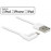 USB2.0 A-> Lightning M / M 1.0m, MFi 90ёвбик, Standart, белый