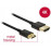 HDMI-> mini M / M 1.0m, HS + HEC + ARC Slim Metal Gold Cu, HQ, черный