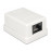 RJ45 UTP6 розетка, внутренняя Compact, HQ, белый