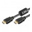 HDMI M / M 2.0m, HS + HEC + ARC D = 6.0mm Ferit 4K Gold, HQ, черный