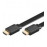 HDMI M / M 3.0m, HS + HEC + ARC D = 6.0mm Gold плоский, HQ, черный