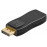 DisplayPort-> HDMI M / F, (HDMI-монитор) адаптер Gold Lock, HQ, черный