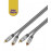 RCA 2x2 M / M 2.5m, 2xShielded D = 5.5mm Metal Gold, HQ, серый