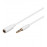 Jack 3.5mm 4pin M / F 1.0m, Apple iPhone, iPad, iPod, Standart, белый