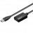 USB3.0 A M / F Active 5.0m, Repeater D = 6.0mm (каскад 2x), HQ, черный