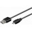 USB2.0 A-> microB M / M 0.6m, AWG28 EASY 2xShielded Cu, черный