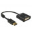 DisplayPort-> DVI M / F, (DVI-монитор) Pass v1.2 4K 0.2m, Standart, черный