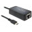 USB-C-> RJ45 GigaLAN M / F, (USB3.1Gen1) 0.26m ASIX, Standart, черный