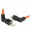 FreeEnd-> RJ45 STP6a, коннектор ToolFree угловой-90ё, Standart, черный