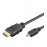 HDMI-> micro M / M 1.0m, HS + HEC D = 4.2mm Gold 3D 4K ARC, Standart, черный
