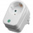 IEC-Schuko / M-> Schuko / F, Защита Peak Voltage 16A 3500W, HQ, белый
