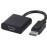 DisplayPort-> HDMI M / F, (HDMI-монитор) 0.15m Pas D = 6.0mm, Standart, черный