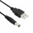 USB2.0 A-> Jack DC M / M, 5.5x2.1mm 0.6m, Standart, черный