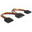 SATA 15p 1x2 M / F, 0.15m прямой 4pin AWG18, HQ