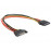 SATA 15p M / F, 0.3m прямой AWG18, HQ