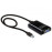 USB3.0 A-> VGA HD15 M / F, 6xMirror / Extend, Standart, черный